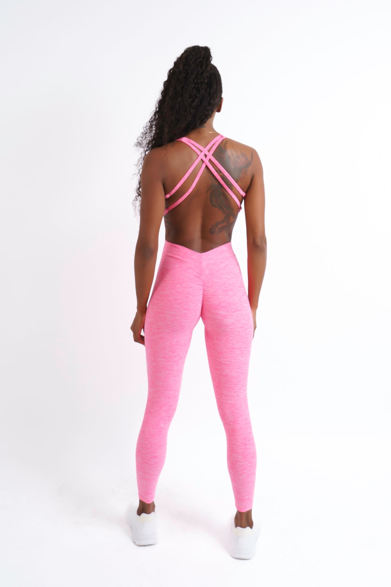 Must Fit Long Jumpsuit Pink