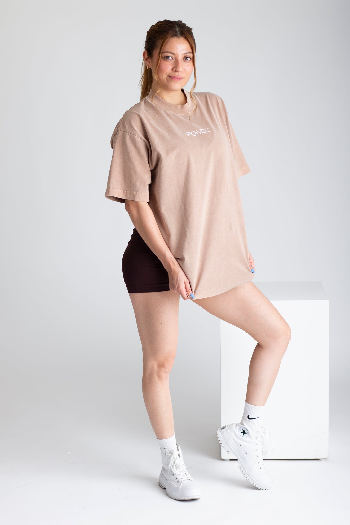 Playera Oversize Light Brown
