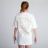 Playera Oversize Hueso
