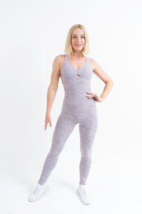Must Fit Long Jumpsuit Gris