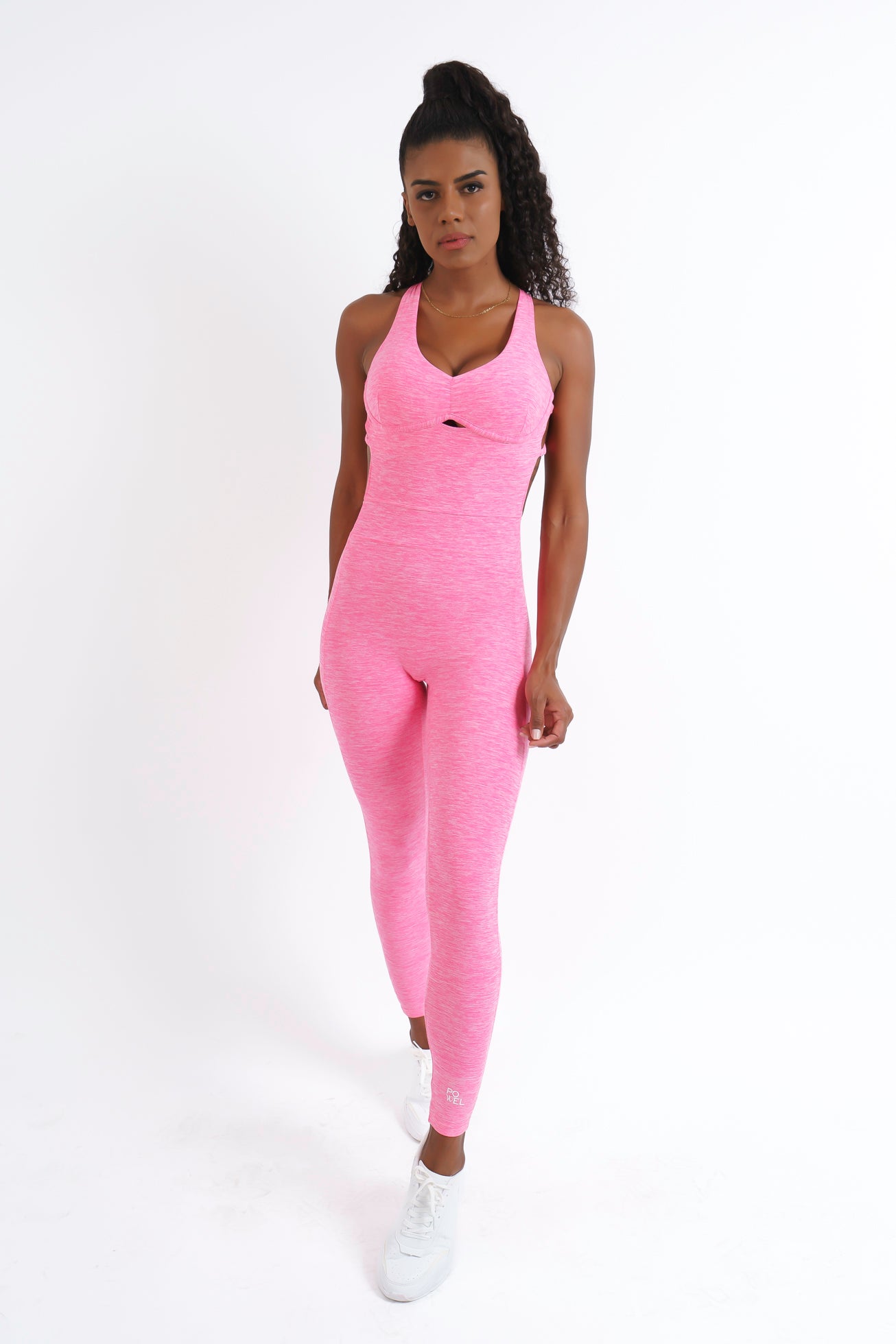 Must Fit Long Jumpsuit Pink